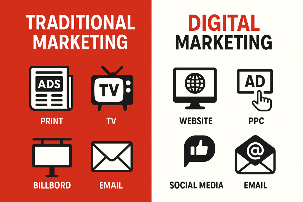 Digital Marketing vs Traditional