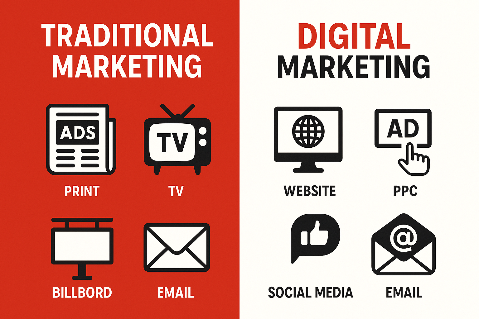 Digital Marketing vs Traditional – Who’s Ruling the Business World ?